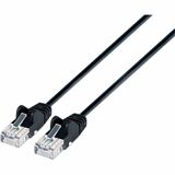 IC INTRACOM 10ft Black Cat6A Slim Patch Cable