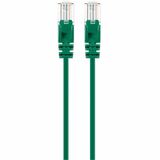 Intellinet Cat6 U/UTP Slim Network Patch Cable, 1 ft., Green