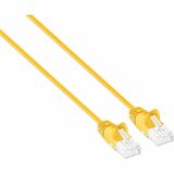 Intellinet Cat6 U/UTP Slim Network Patch Cable, 5 ft., Yellow