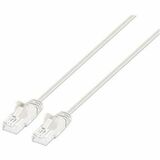 Intellinet Cat6a U/UTP Slim Network Patch Cable, 5 ft., White