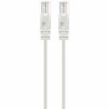 Intellinet Cat6 U/UTP Slim Network Patch Cable, 5 ft., White