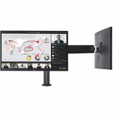 LG 27QP88D-BS 27-inch QHD Monitor Ergo Dual with Daisy Chain