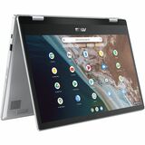 Asus Chromebook CX1 CX1400 CX1400FKA-GE84FT 14" Touchscreen Convertible 2 in 1 Chromebook - Full HD - 1920 x 1080 - Intel Celeron N4500 Dual-core (2 Core) 1.10 GHz - 8 GB Total RAM - 8 GB On-board Memory - 64 GB Flash Memory - Transparent Silver