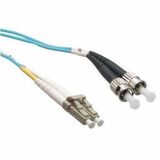 Axiom LC/ST 10G Multimode Duplex OM3 50/125 Fiber Optic Cable 30m - TAA Compliant