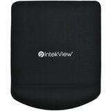 IntekView Rectangle Gel Wrist Mouse Pad Black 180g