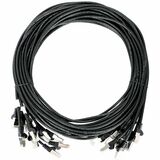Intellinet Cat6 U/UTP Slim Network Patch Cable, 5 ft., Black, 10-Pack