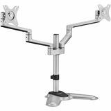 Rocstor Dual-Monitor Stand - Articulating - Steel & Aluminum