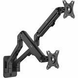 Rocstor High Premium Aluminum Gas Spring Wall Mount - Dual Monitor