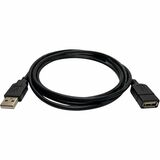 Black Box USB 2.0 Extension Cable - Type-A, Male/Female, Black