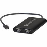 Sonnet USB-C DisplayLink Dual 4K 60Hz HDMI Adapter (with PD Passthrough)