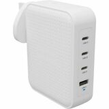 Targus HyperJuice&reg; 145W USB-C GaN Travel Charger with 4 Ports - White