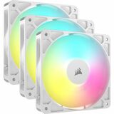 Corsair RS120 ARGB 120mm PWM Fans - Triple Pack - White