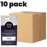 Premium Tape Brother TZe-241 Compatible Premium Tape Noir/Blanc 18mm (10)