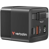 Verbatim GaN Charger 65W Retractable Cable