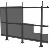 SEAMLESS Connect, Universal dvLED Floor-to-Ceiling Mount for 27" Displays up to 610mm Wide in a 5x5 Configuration.