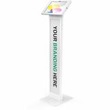 Compulocks iPad 10th-11th (A16) Gen, Apex Enclosure Brandable Floor Stand White