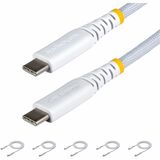 StarTech Braided USB-C Cable - White