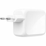 Belkin UltraCharge Retractable GaN Wall Charger 67W, White