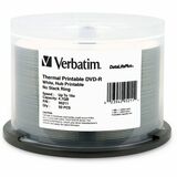 Verbatim DVD-R 4.7GB 16x DataLifePlus White ThermalHub Printable 50pk Spindle