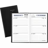 At-A-Glance 2024 Weekly Planner, Black, Pocket, 3 1/2