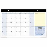 At-A-Glance QuickNotes 2024 Compact Monthly Desk Pad Calendar, Compact, 18