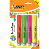 BIC Brite Liner Grip XL Highlighters, Assorted, 4 Pack