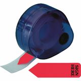 Redi-Tag Sign Here Reversible Flags In Dispenser