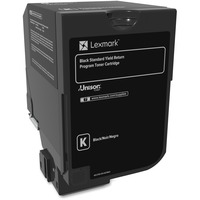 Lexmark 74C1SK0 Standard Yield Black Cartridge for Lexmark CX725de, CS720de and CS725dte (Yield 7,000 Pages)