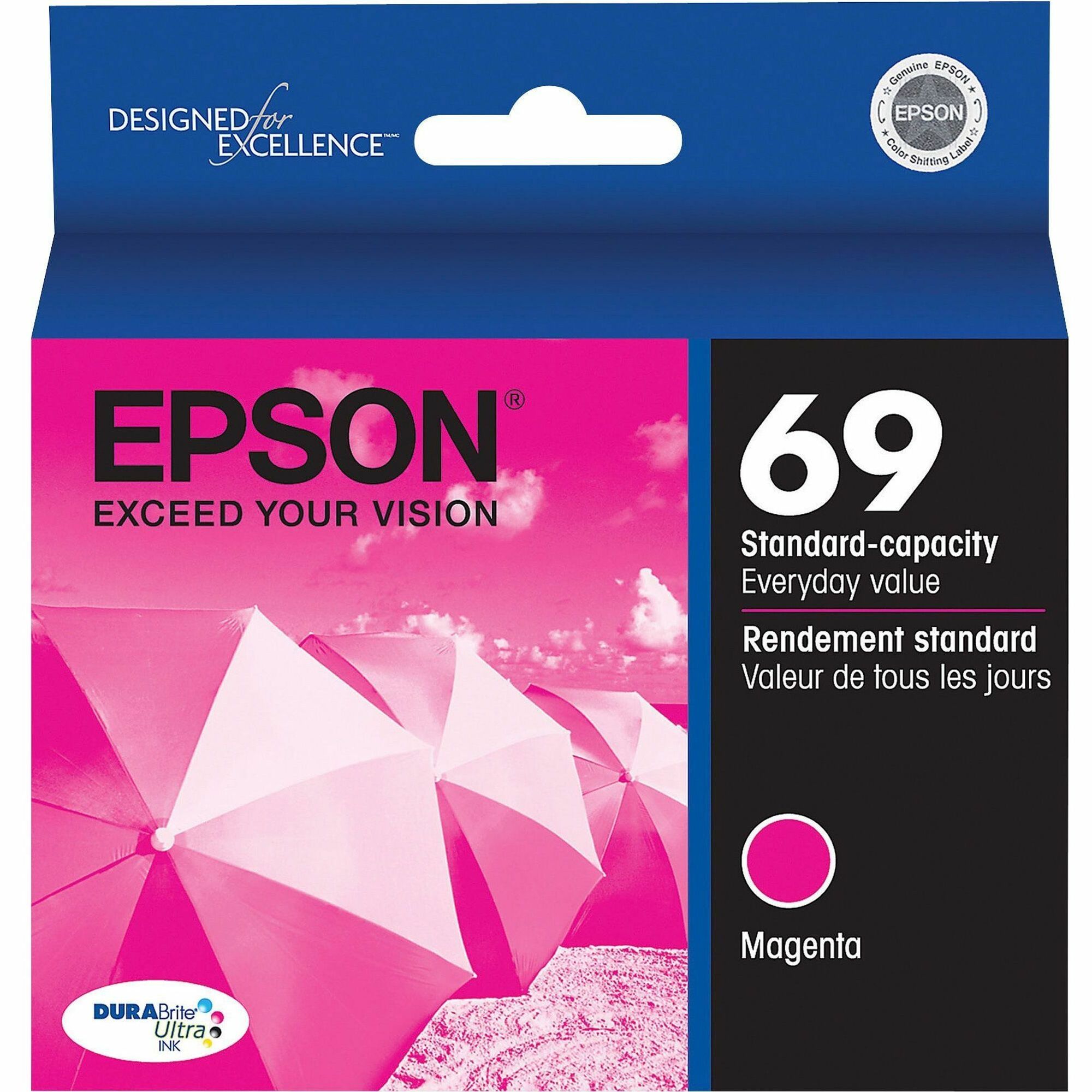 Epson DURABrite Original Inkjet Ink Cartridge - Magenta - 1 Each