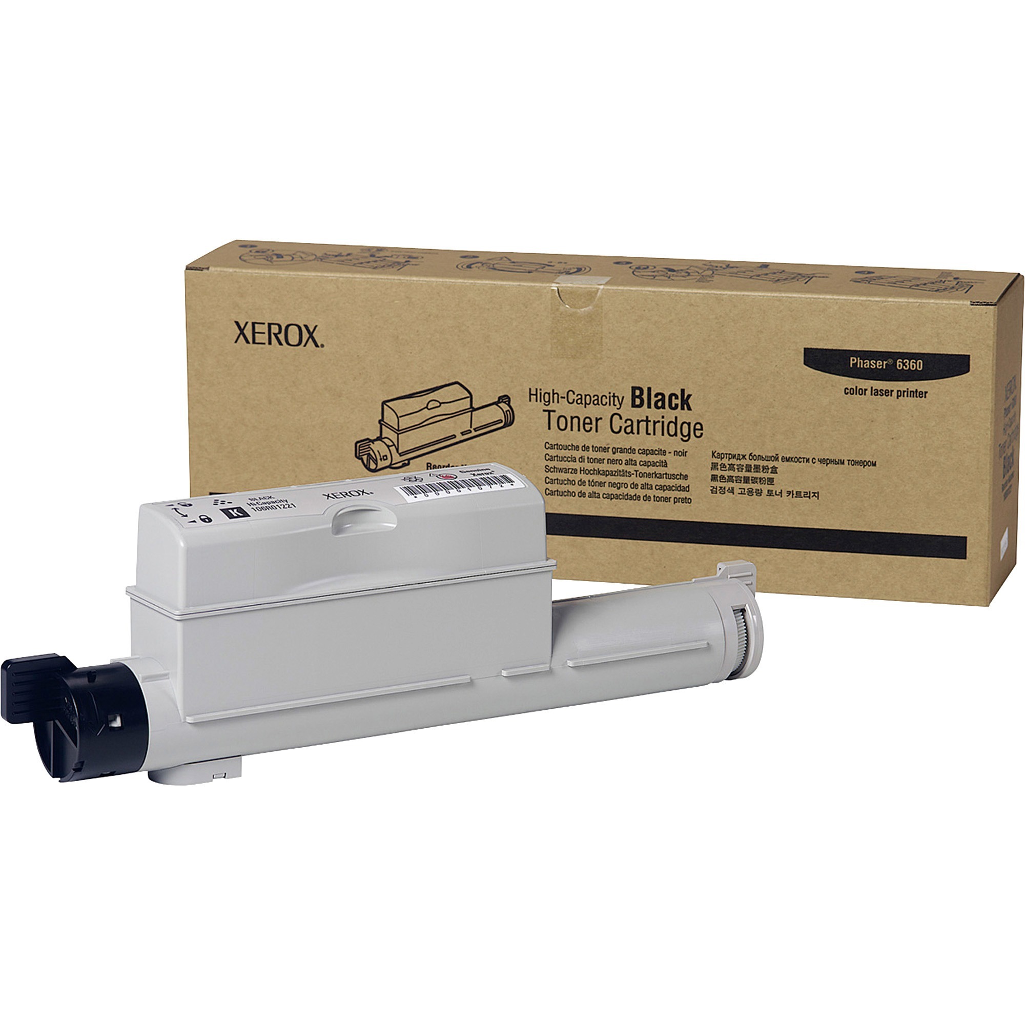 Xerox Original High Yield Laser Toner Cartridge - Black - 1 Each - 18000 Pages