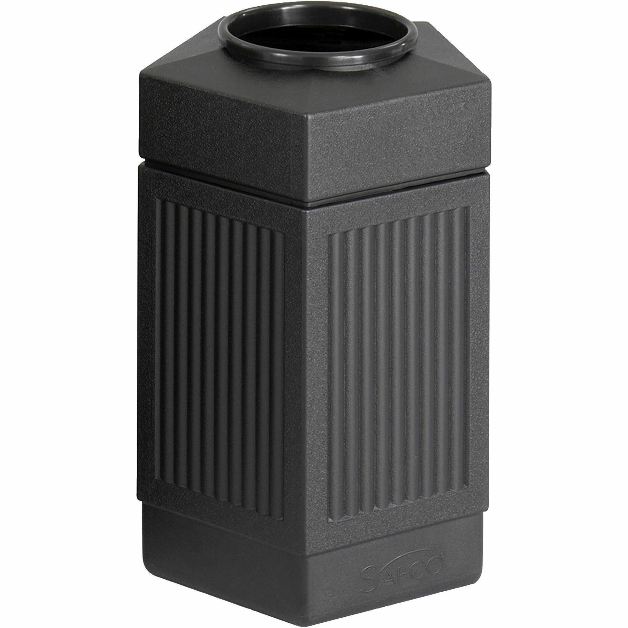 Safco Indoor/Outdoor Pentagon Shape Receptacle