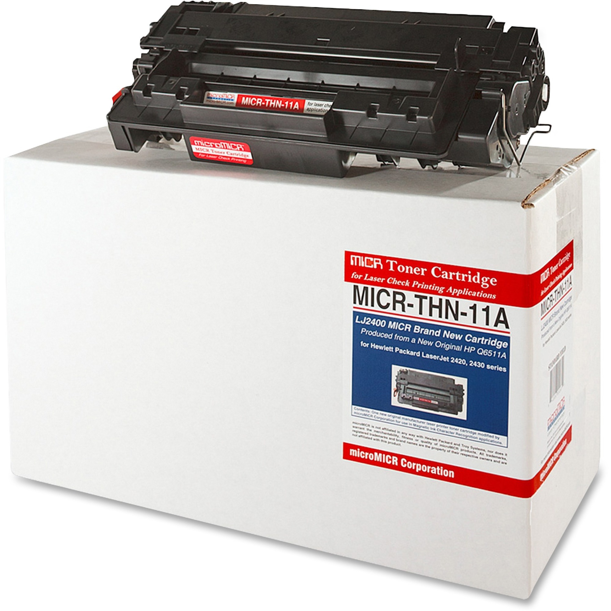 microMICR MICR Standard Yield Laser Toner Cartridge Q6511A - Black - 1 Each