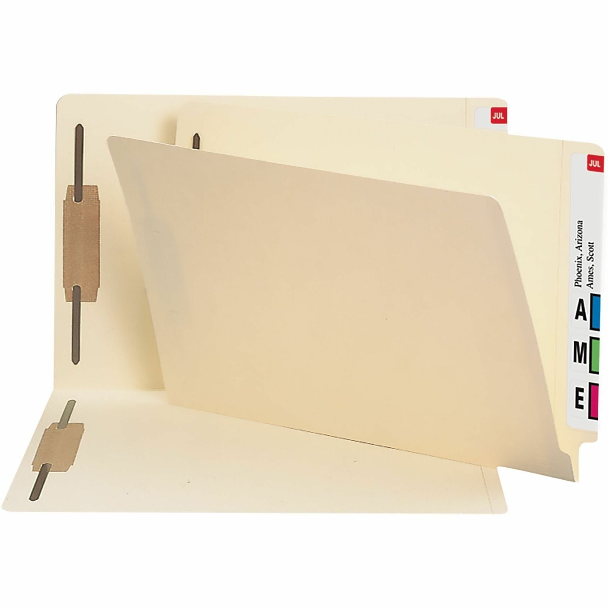 Smead Shelf-Master Straight Tab Cut Legal Recycled Fastener Folder