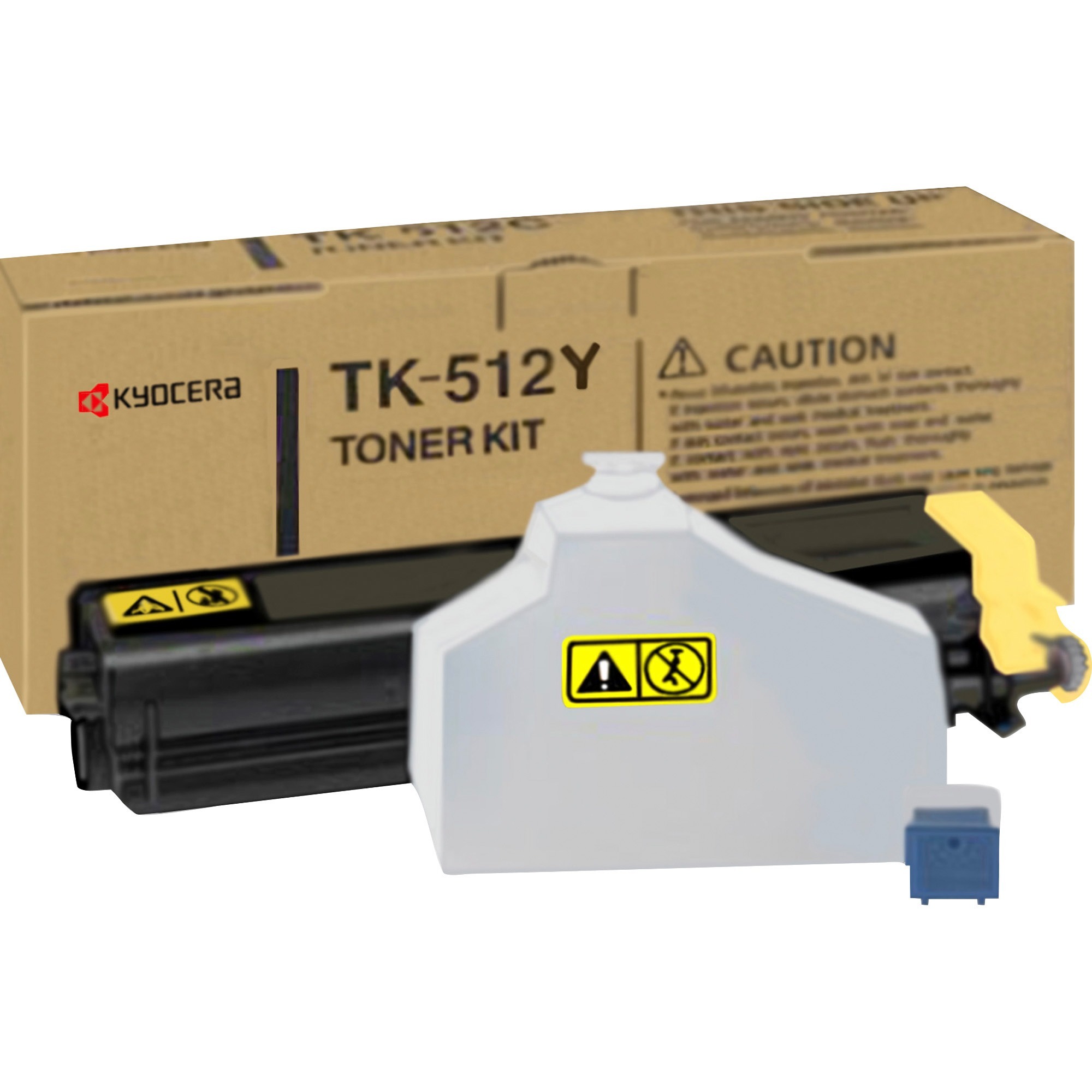 Kyocera TK-512Y Original Toner Cartridge - Laser - 8000 Pages - Yellow