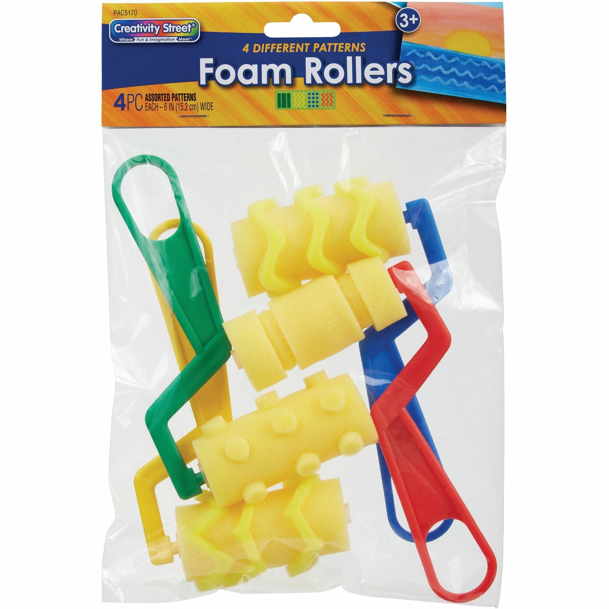 Creativity Street Foam Pattern Paint Rollers CKC5170