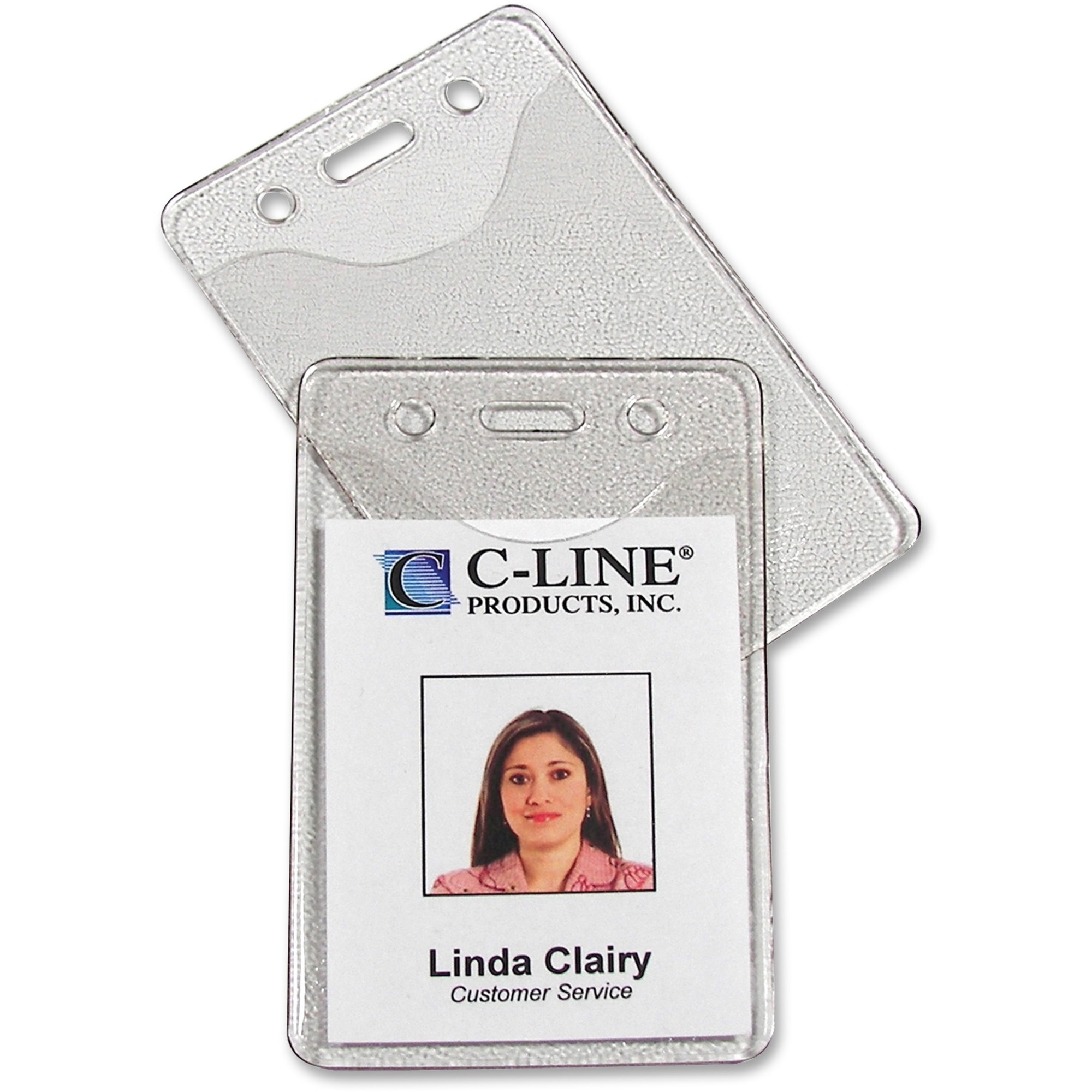 C-line Vertical Heavy Duty Badge Holder - Madill - The Office Company