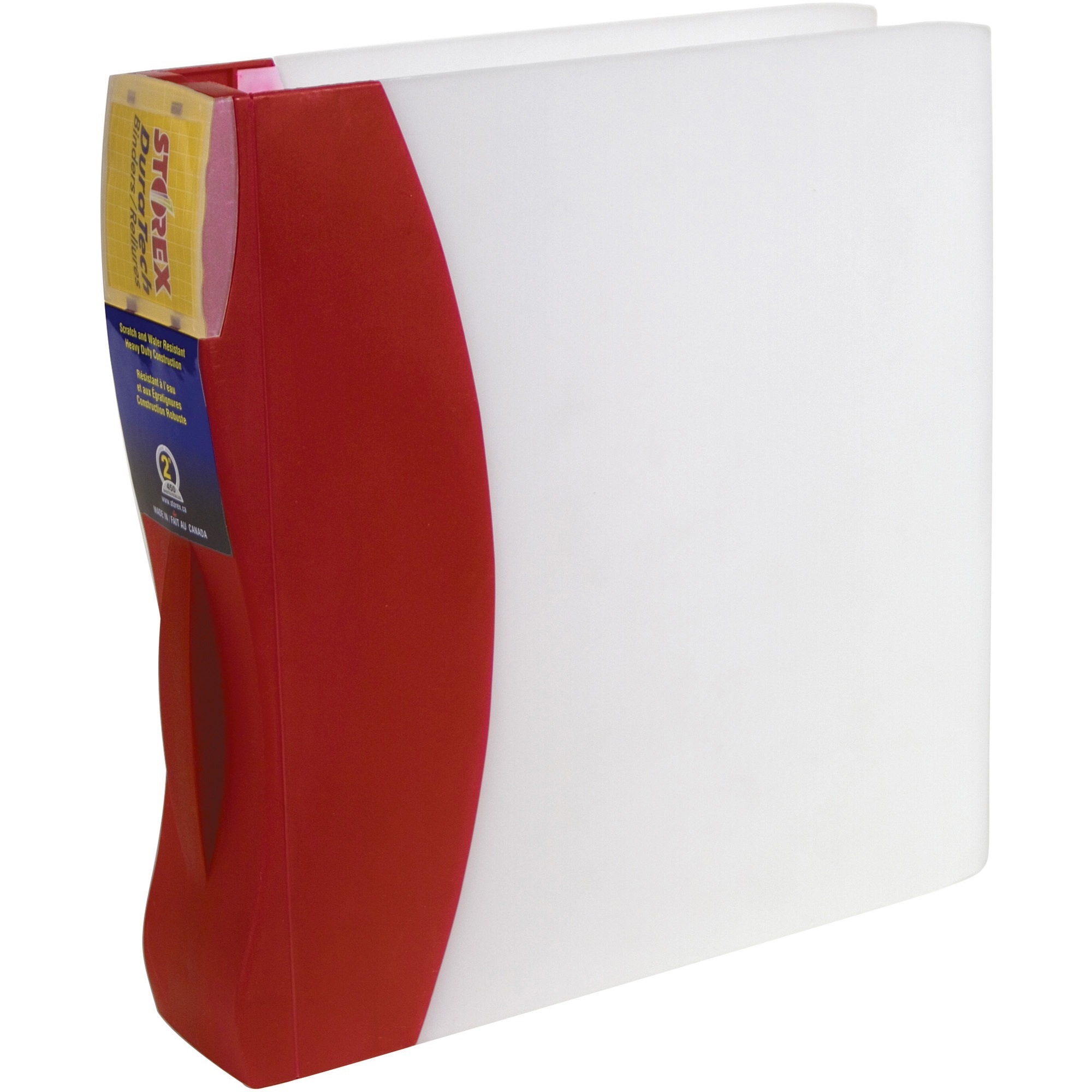Storex Duratech Frosted Poly 3Ring Presentation Binder Madill The