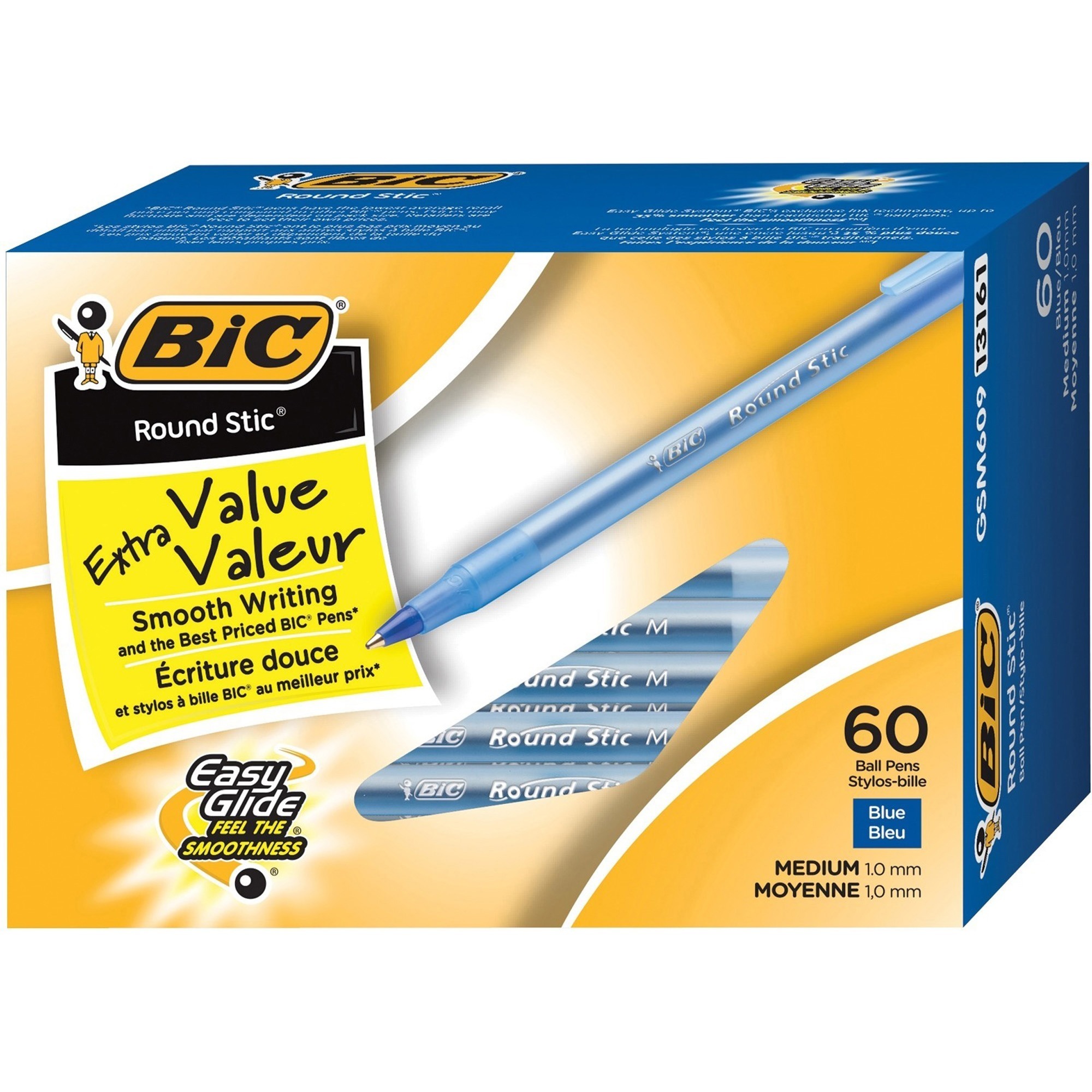 Bic Cristal Stic Ballpoint Pen, 1.0mm, Medium Point, Red...