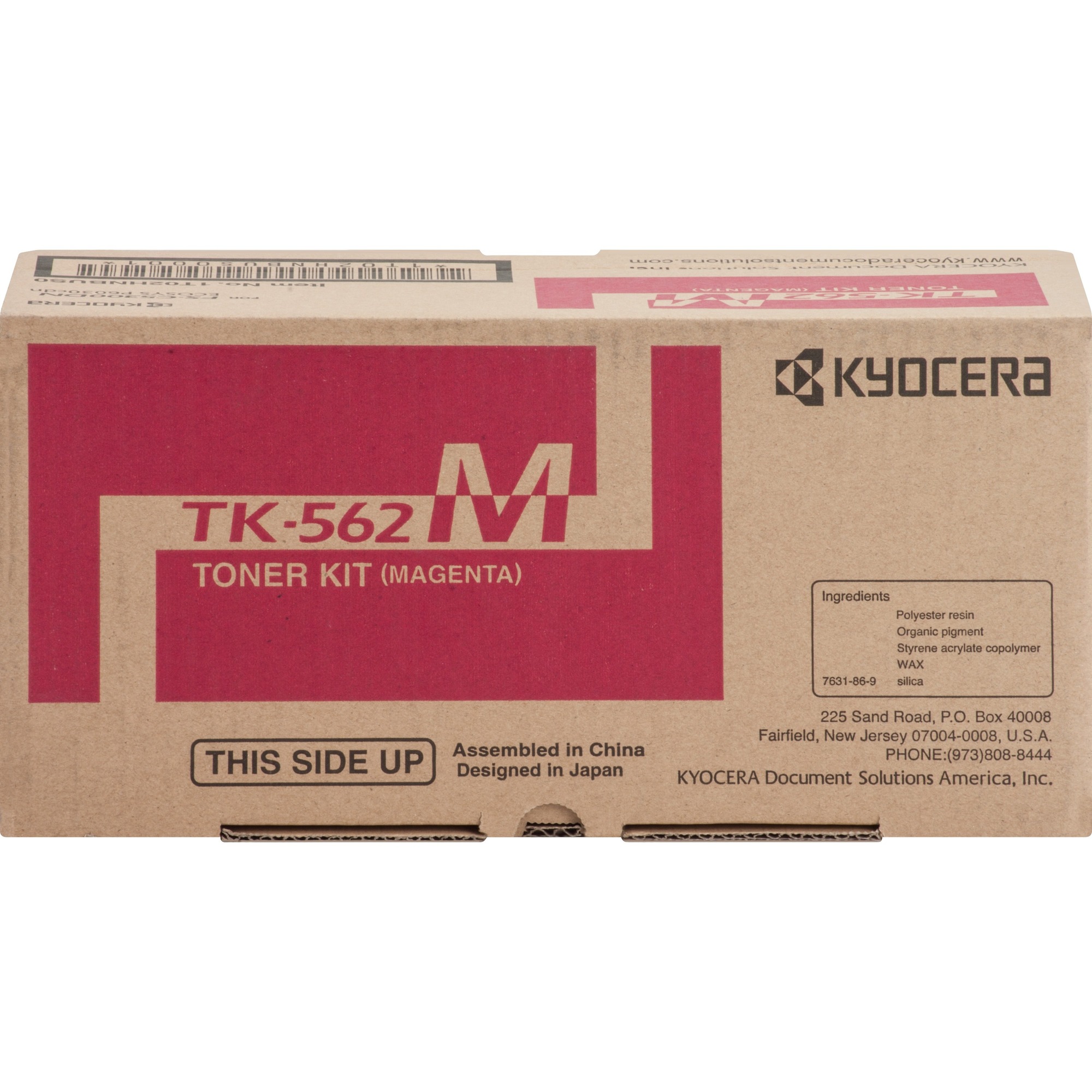 Kyocera TK-562M Original Toner Cartridge - Laser - 10000 Pages - Magenta - 1 Each