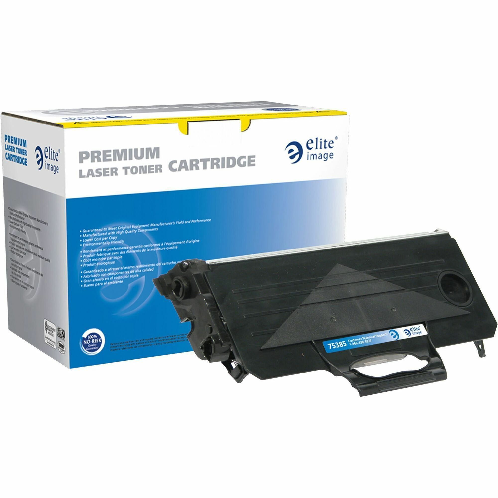 Elite Image Remanufactured High Yield Laser Toner Cartridge TN360 - Black - 1 Each