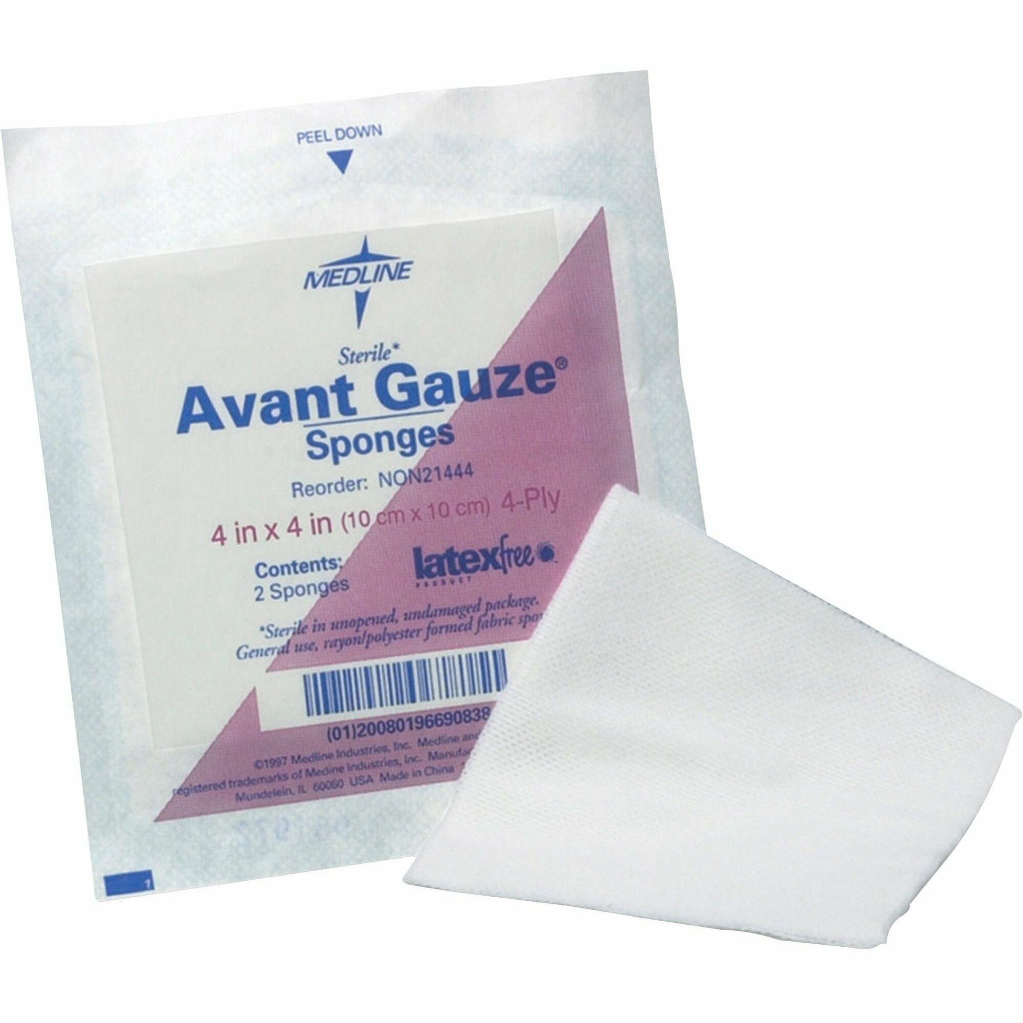 Medline Avant Nonsterile Gauze Nonwoven Sponges