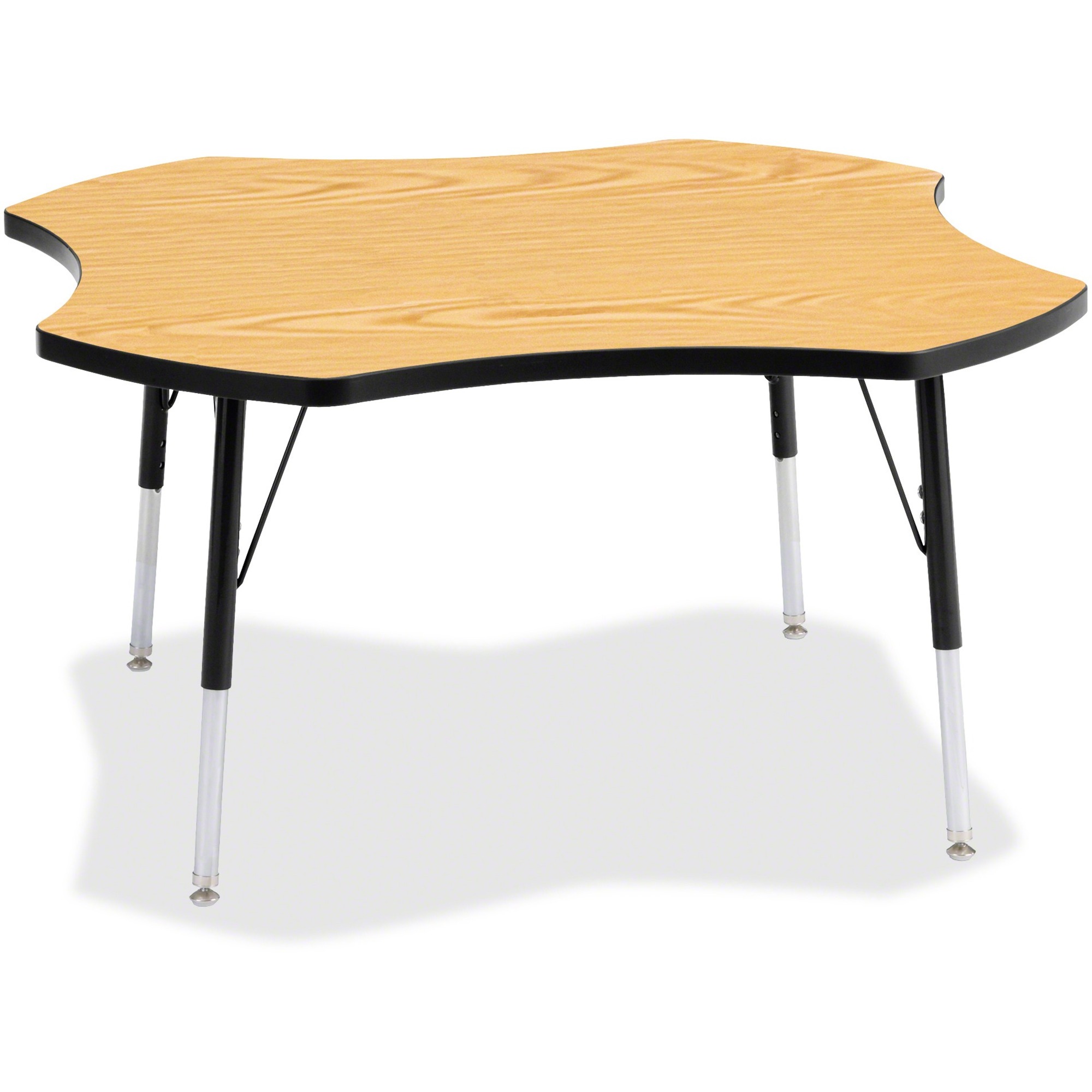 Jonti-Craft Berries Adult Black Edge Four-leaf Table