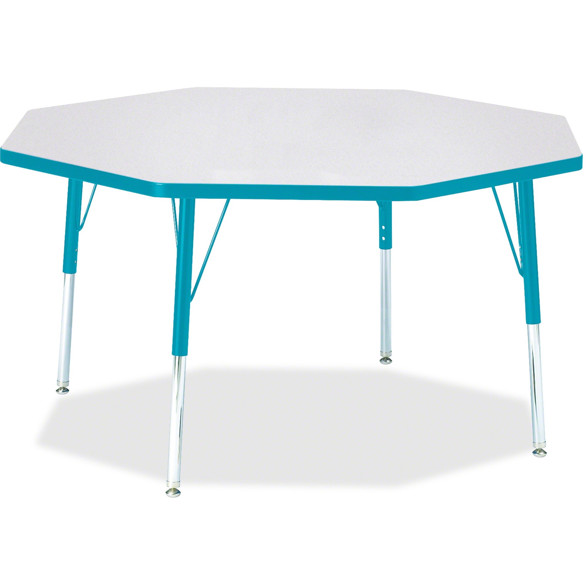 Jonti-Craft Berries Elementary Height Color Edge Octagon Table
