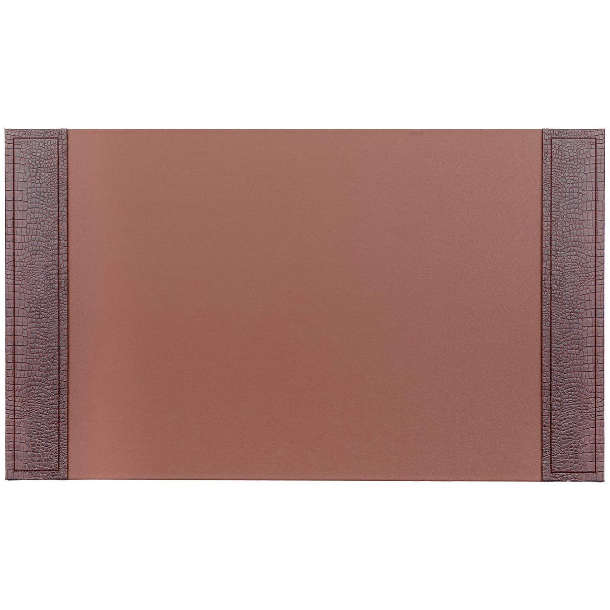 Dacasso Crocodile Embossed Side-Rail Desk Pad