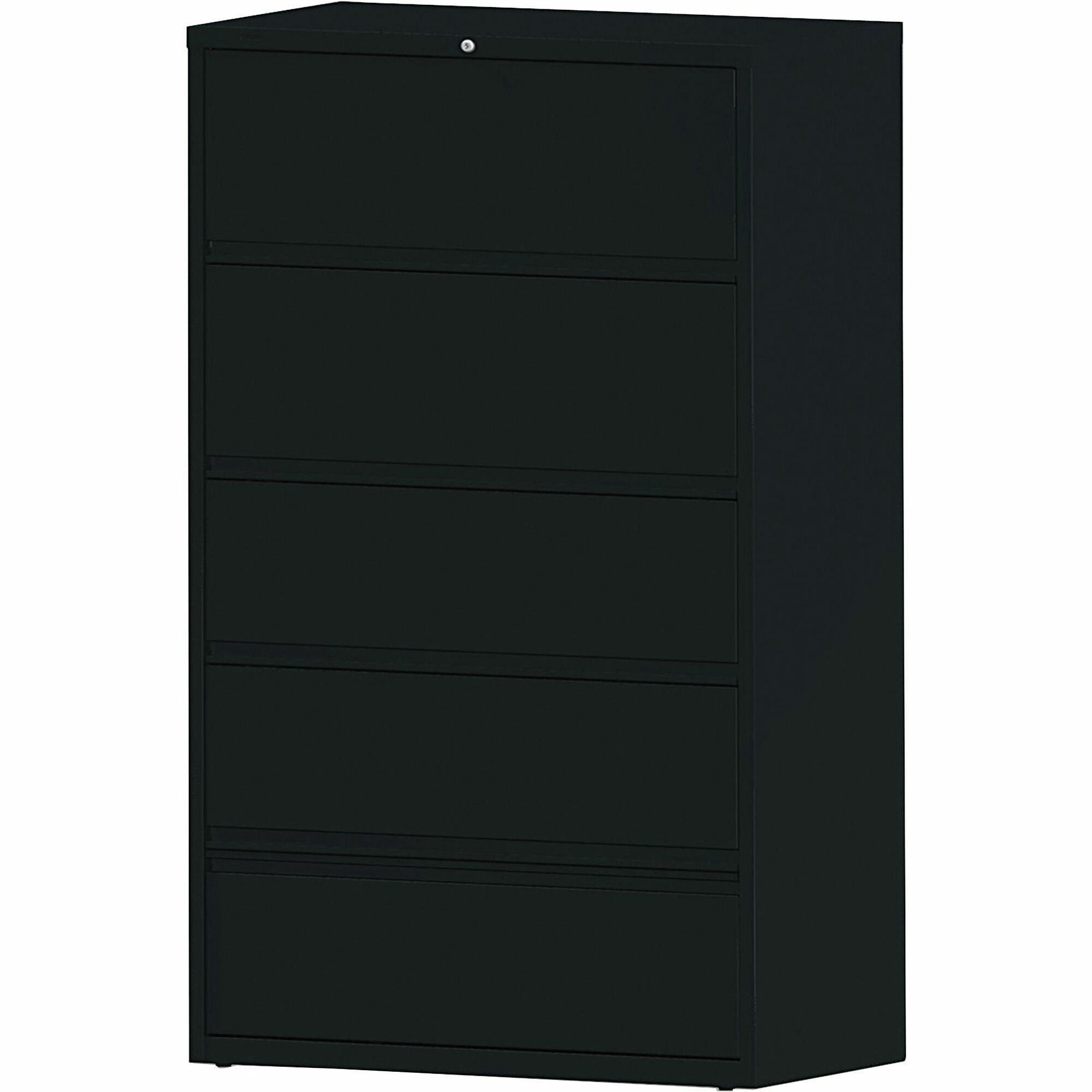 Llr 43517 Lorell Receding Lateral File With Roll Out Shelves