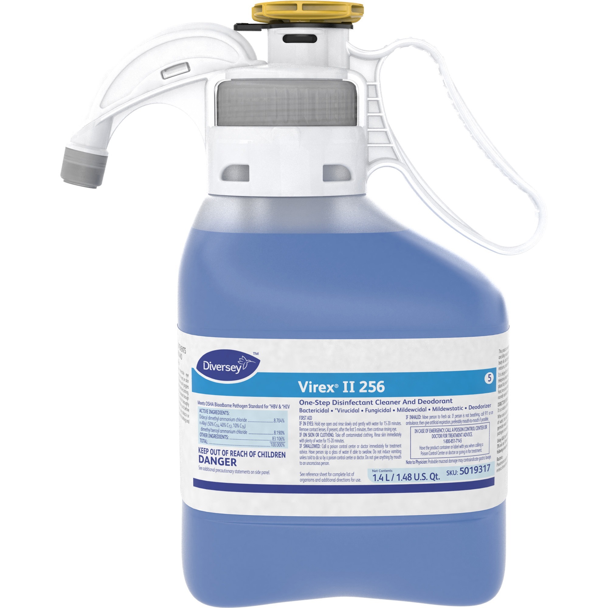 Diversey Virex II 256 One-Step Disinfectant Cleaner And