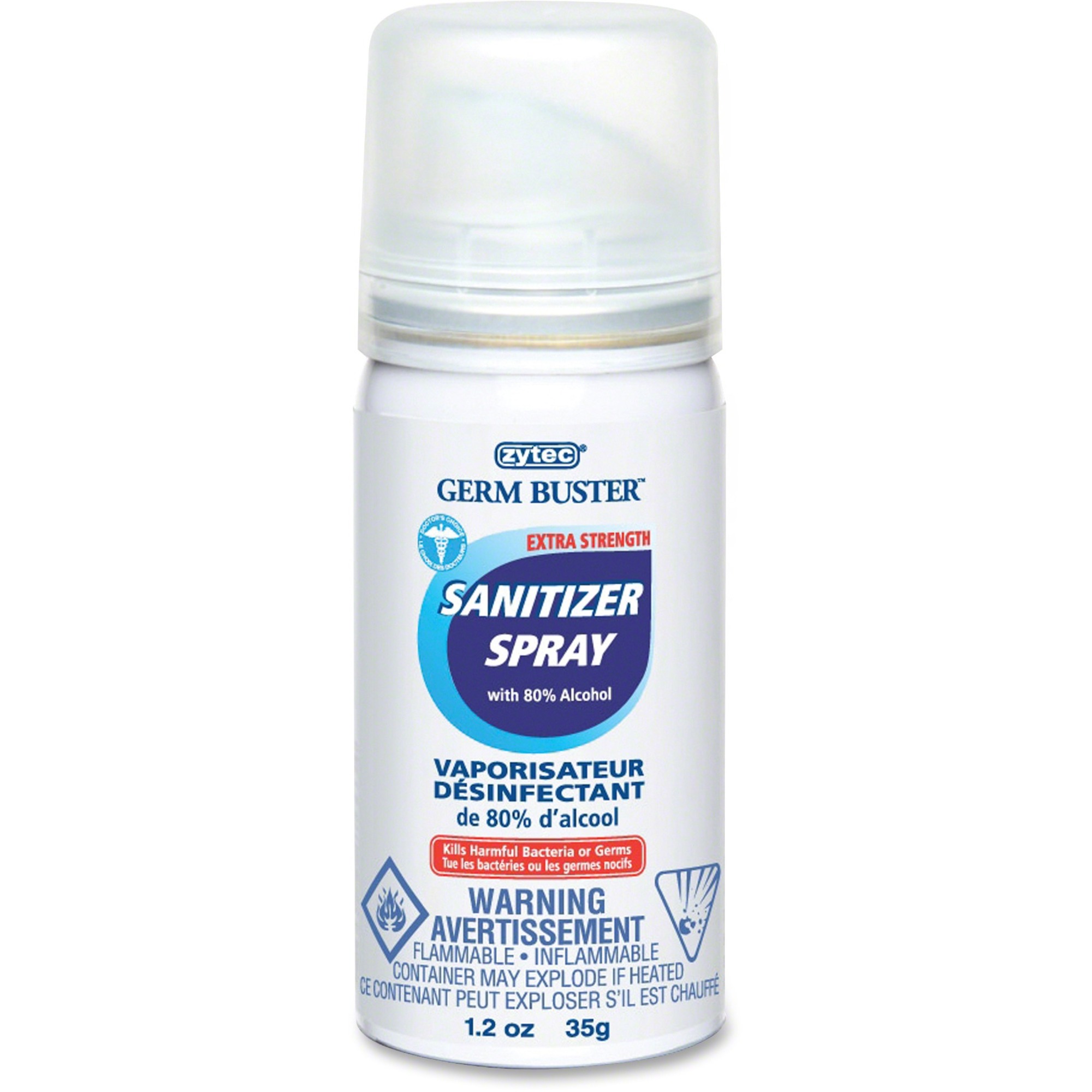 Zytec Germ Buster Extra Strength Sanitizer Spray Madill The Office