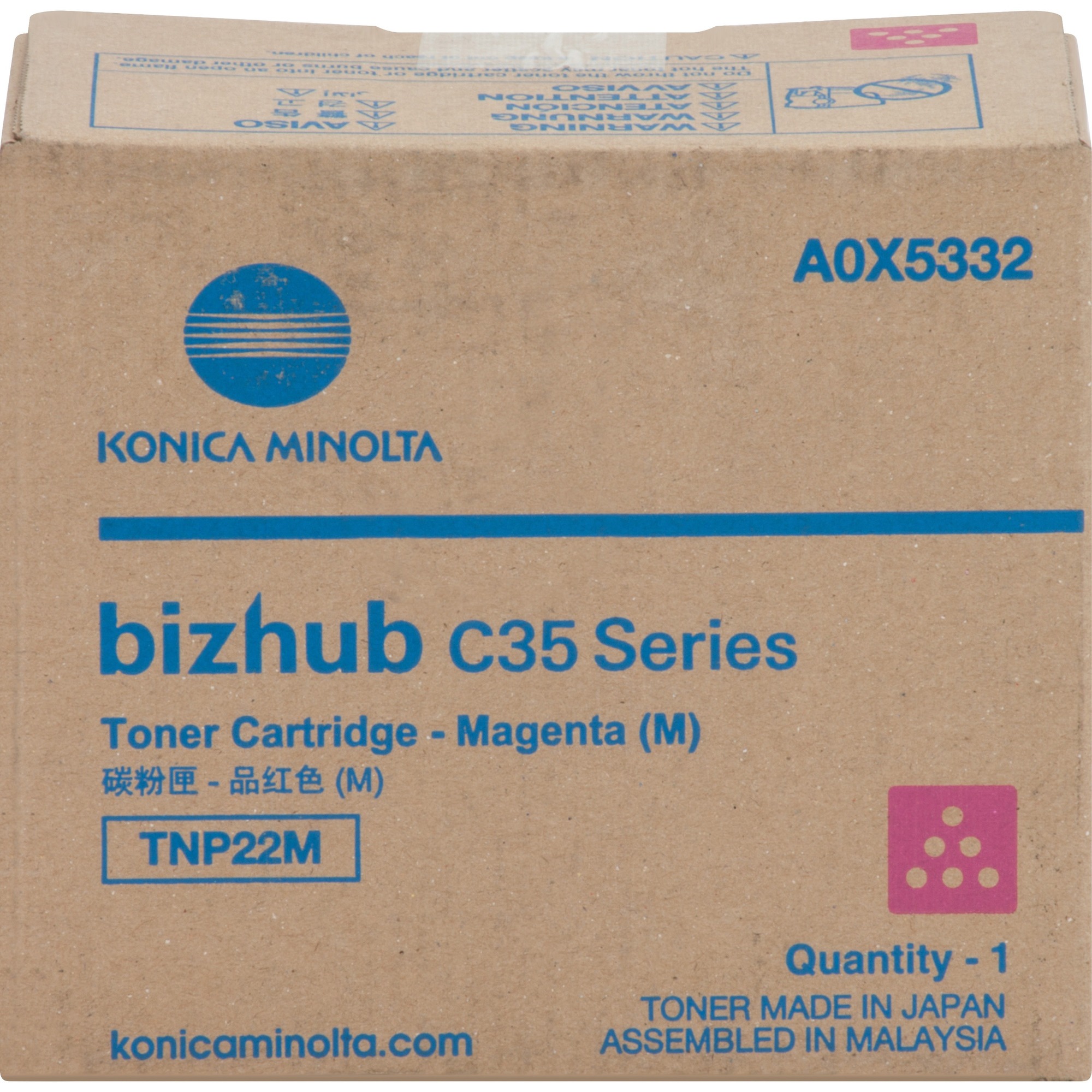 Konica Minolta Original Toner Cartridge - Laser - 4600 Pages - Magenta - 1 Each