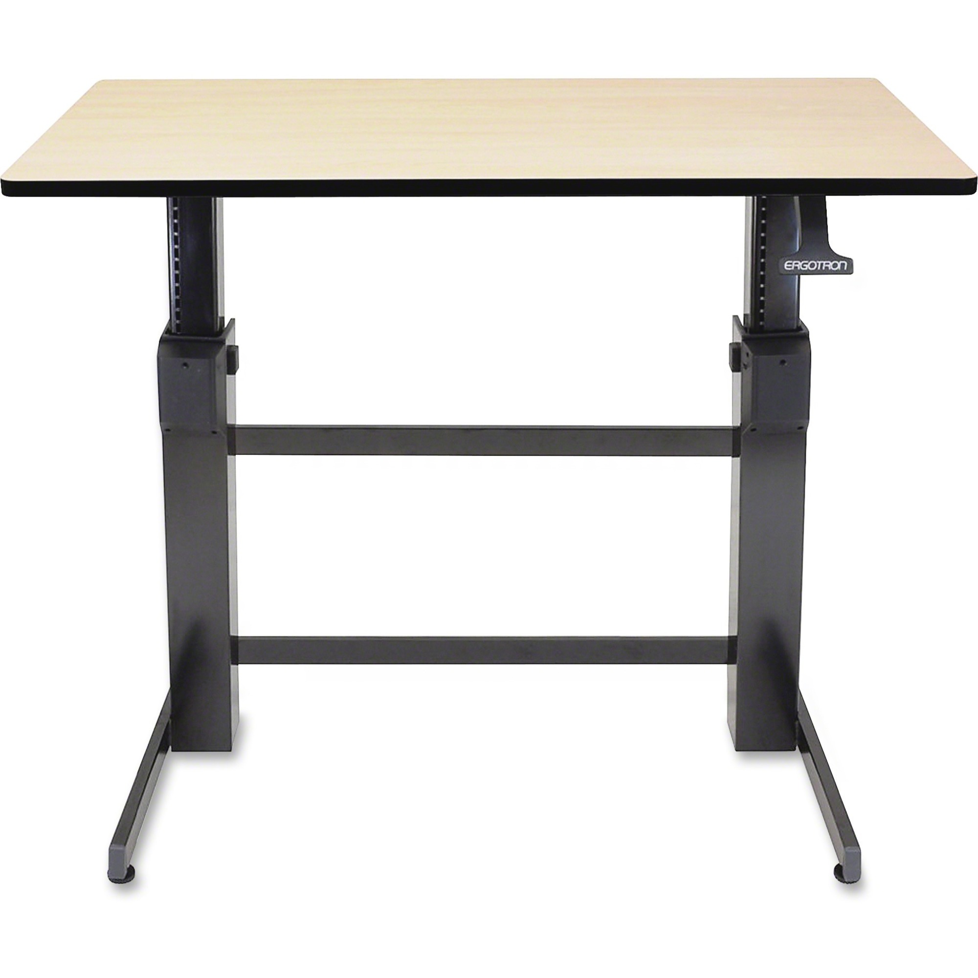 Product Erg24271928 Ergotron Workfit D Sit Stand Desk Birch Surface