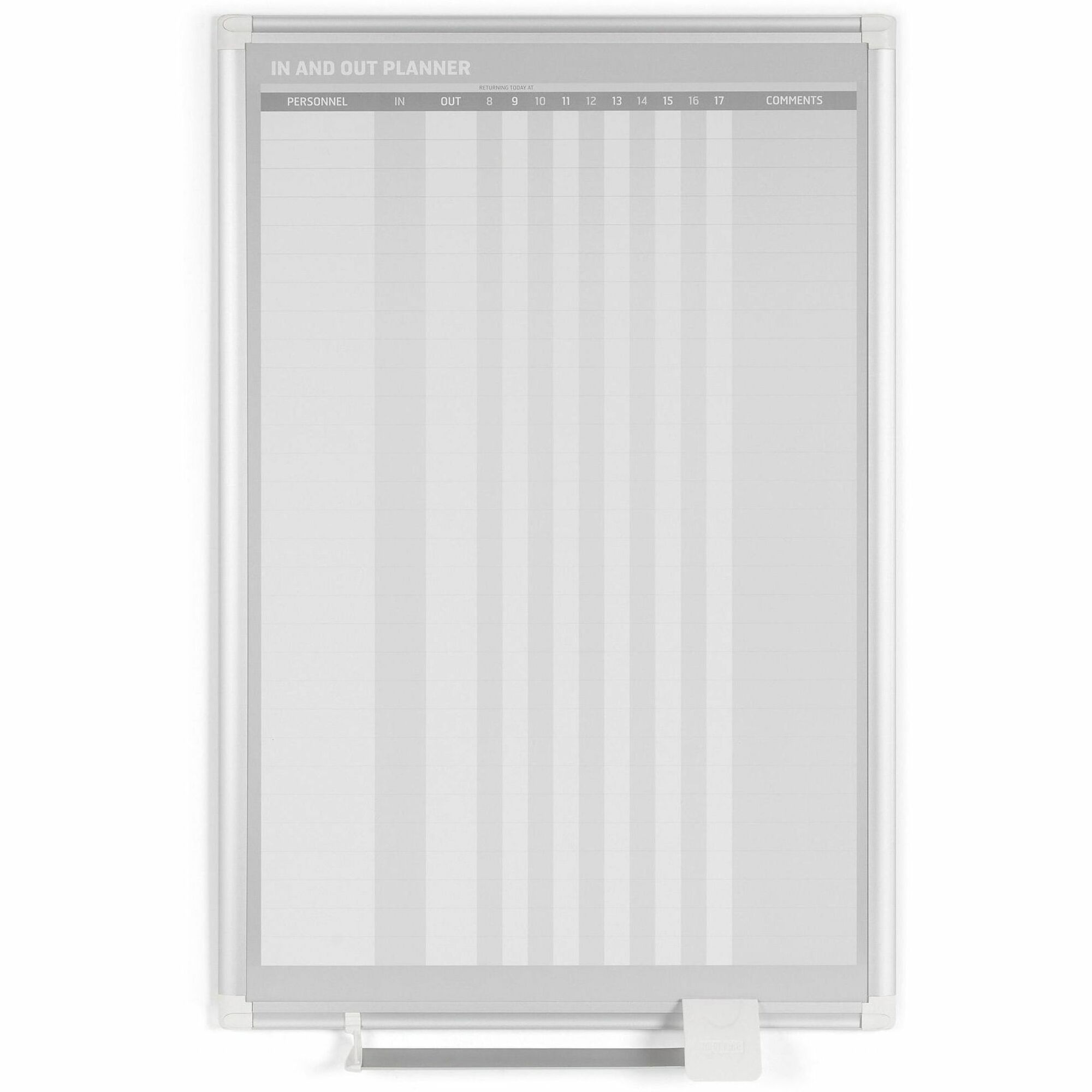 MasterVision Magnetic In/Out Vertical Planner Board